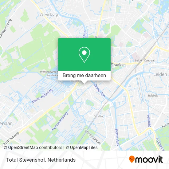 Total Stevenshof kaart