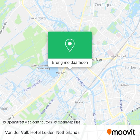 Van der Valk Hotel Leiden kaart