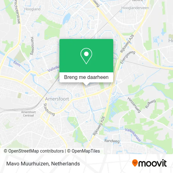 Mavo Muurhuizen kaart