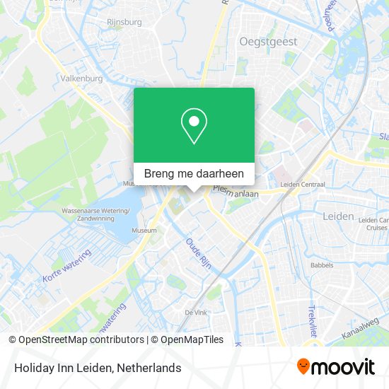 Holiday Inn Leiden kaart