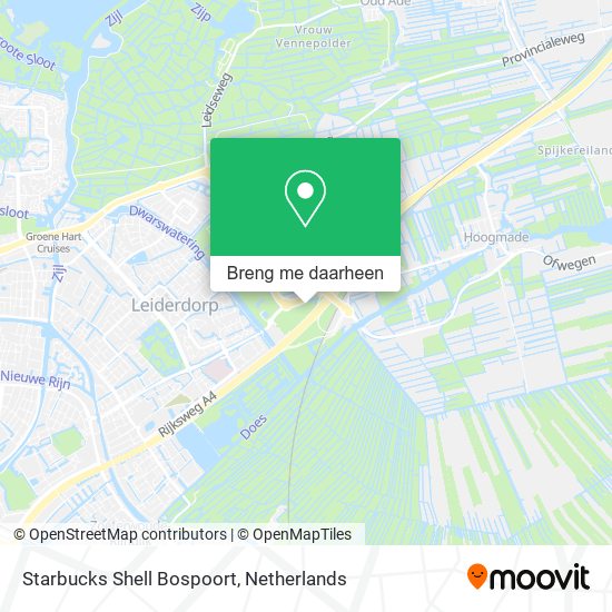Starbucks Shell Bospoort kaart