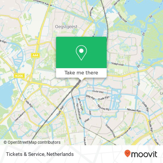 Tickets & Service kaart