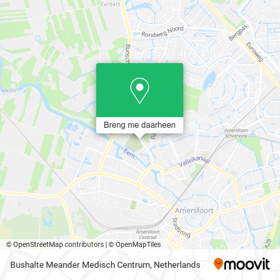 Bushalte Meander Medisch Centrum kaart