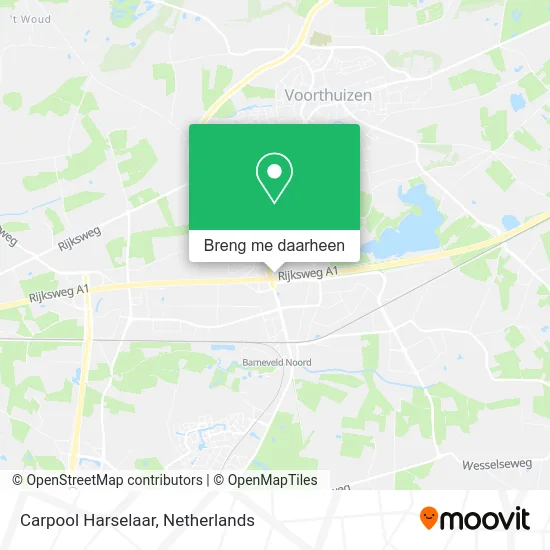 Carpool Harselaar kaart