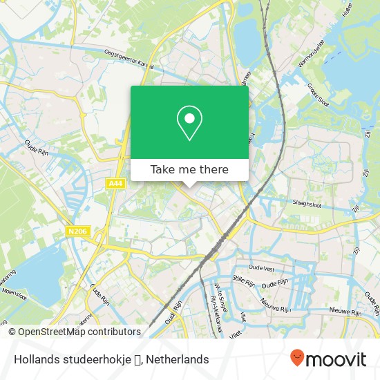 Hollands studeerhokje 📚 kaart
