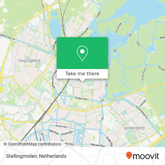 Stellingmolen kaart