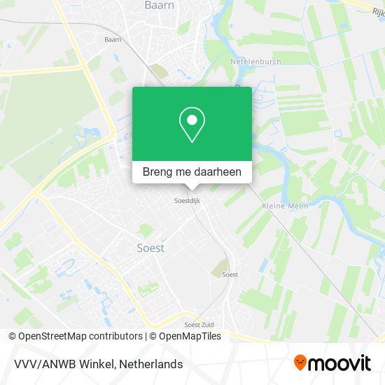 VVV/ANWB Winkel kaart