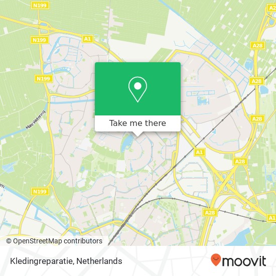 Kledingreparatie kaart