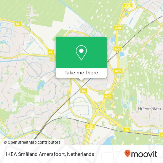 IKEA Småland Amersfoort kaart