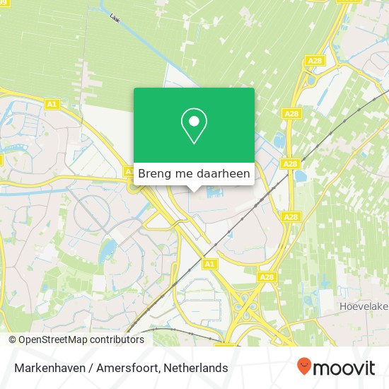 Markenhaven / Amersfoort kaart