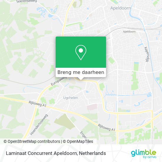 Laminaat Concurrent Apeldoorn kaart