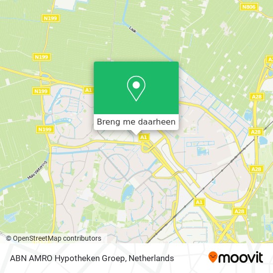 ABN AMRO Hypotheken Groep kaart