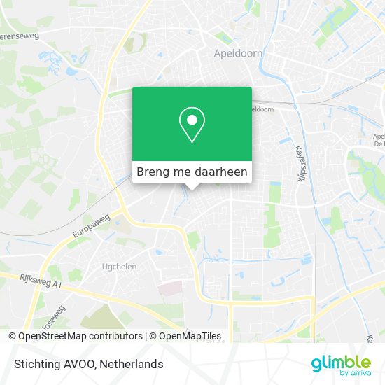 Stichting AVOO kaart