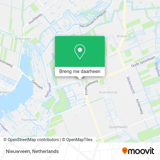 Nieuwveen kaart