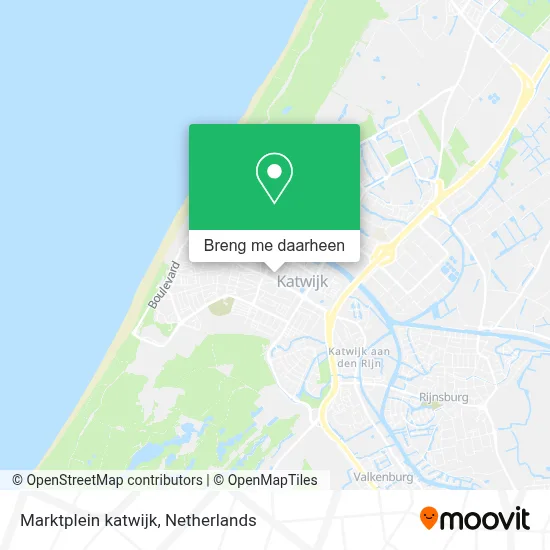 Marktplein katwijk kaart