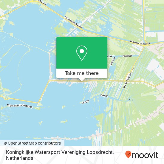 Koningklijke Watersport Vereniging Loosdrecht kaart