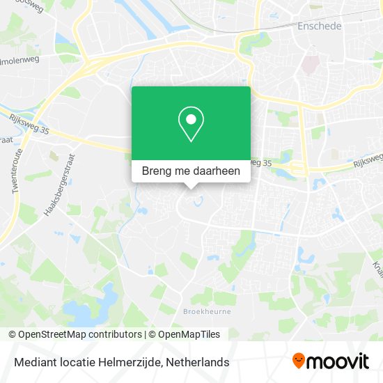 Mediant locatie Helmerzijde kaart