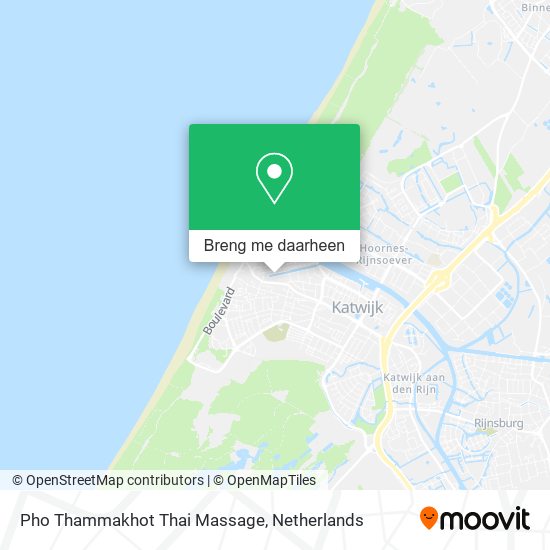 Pho Thammakhot Thai Massage kaart