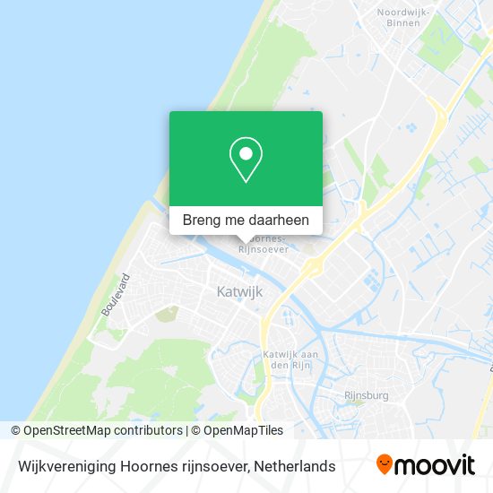 Wijkvereniging Hoornes rijnsoever kaart