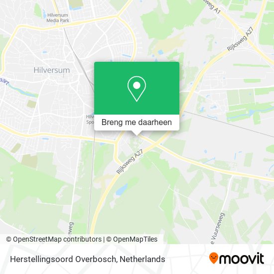 Herstellingsoord Overbosch kaart