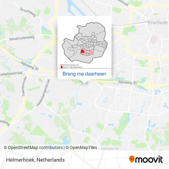 Helmerhoek kaart