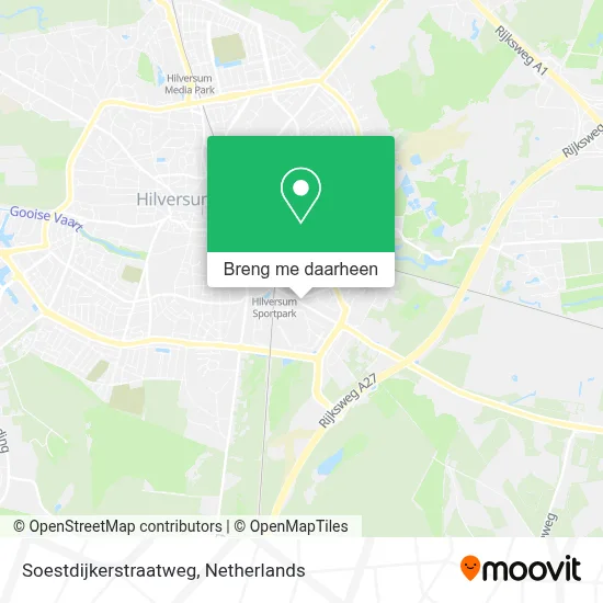 Soestdijkerstraatweg kaart