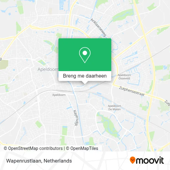 Wapenrustlaan kaart