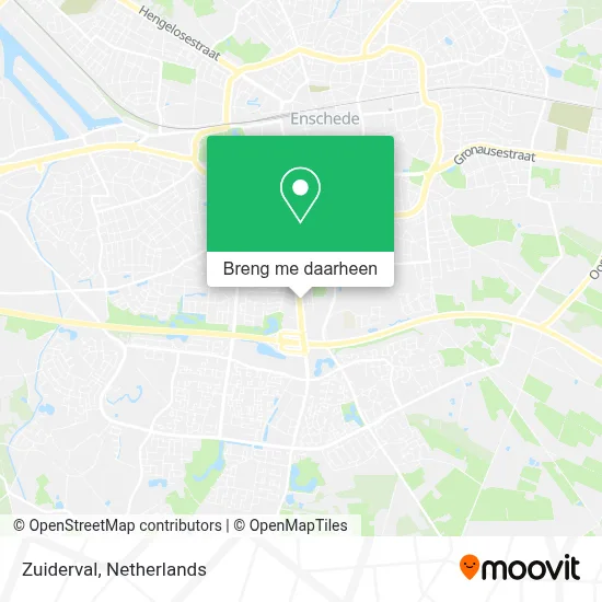 Zuiderval kaart