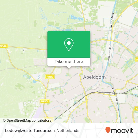 Lodewijkveste Tandartsen kaart