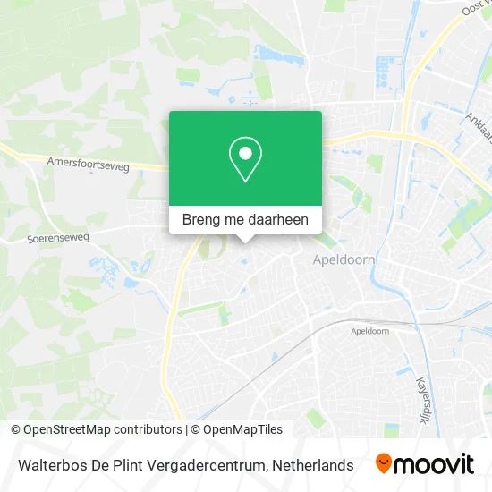 Walterbos De Plint Vergadercentrum kaart