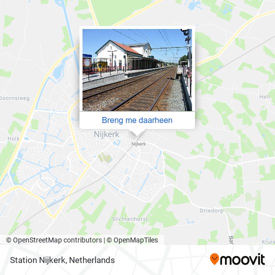 Station Nijkerk kaart