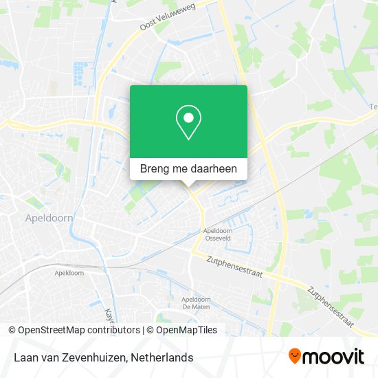 Laan van Zevenhuizen kaart