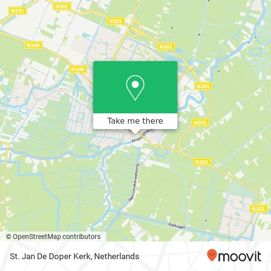 St. Jan De Doper Kerk kaart
