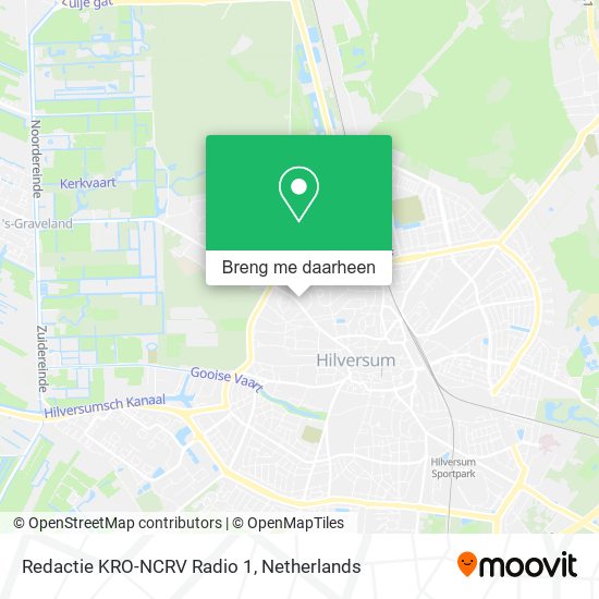 Redactie KRO-NCRV Radio 1 kaart