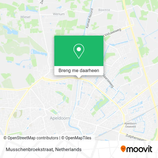 Musschenbroekstraat kaart