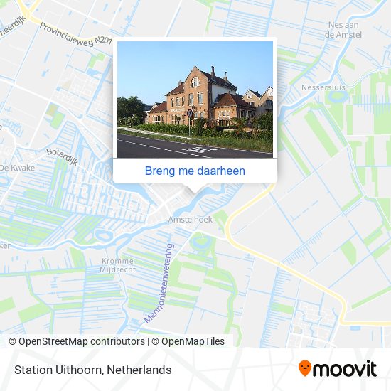 Station Uithoorn kaart