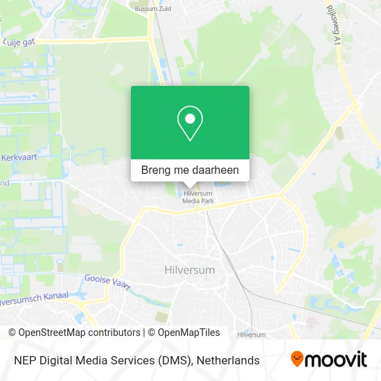 NEP Digital Media Services (DMS) kaart