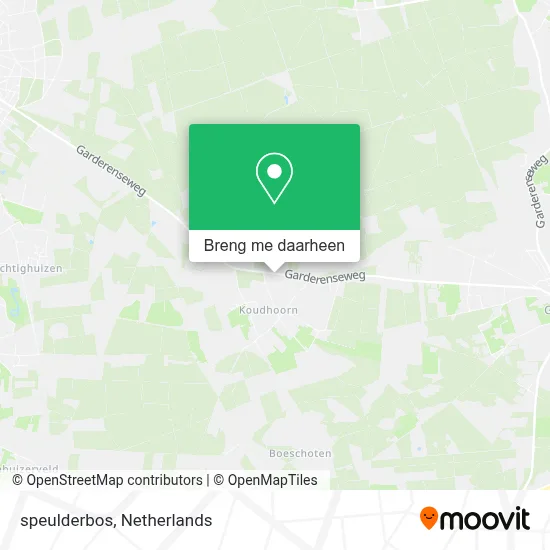 speulderbos kaart
