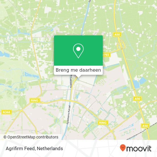 Agrifirm Feed kaart