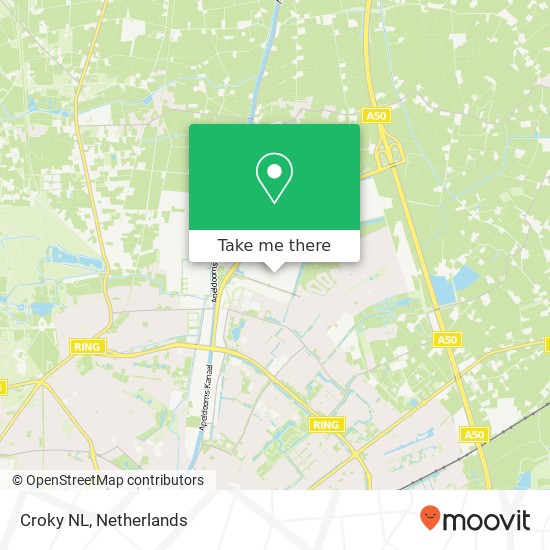 Croky NL kaart