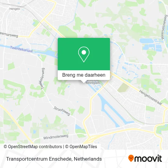 Transportcentrum Enschede kaart