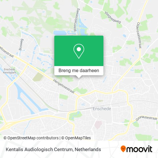 Kentalis Audiologisch Centrum kaart