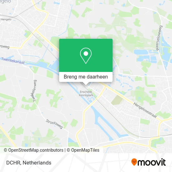 DCHR kaart