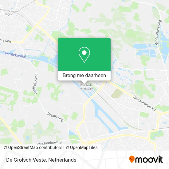 De Grolsch Veste kaart