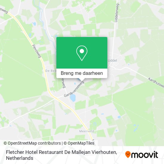 Fletcher Hotel Restaurant De Mallejan Vierhouten kaart