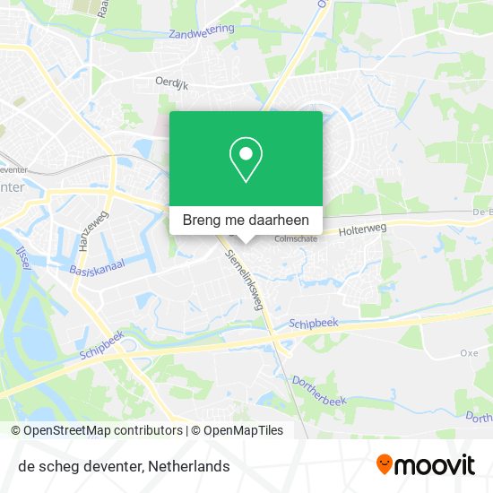 de scheg deventer kaart