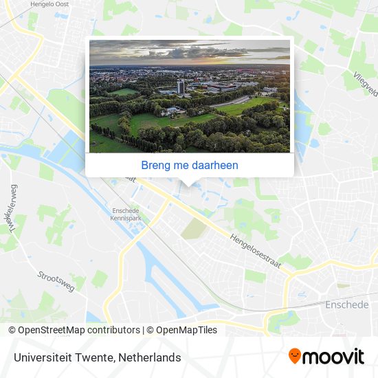 Universiteit Twente kaart