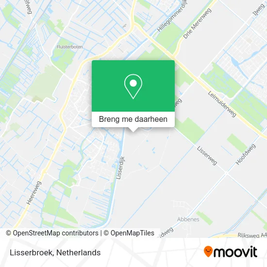 Lisserbroek kaart