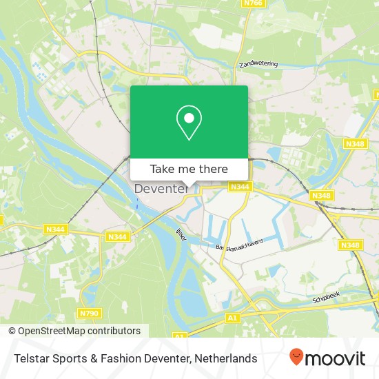 Telstar Sports & Fashion Deventer kaart