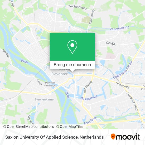 Saxion University Of Applied Science kaart